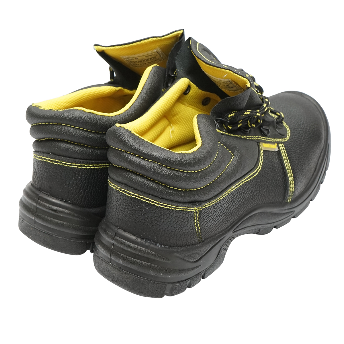 Bocanci de protectie cu bombeu si insertie talpa din otel, marimea 40 Crownman - imagine 3