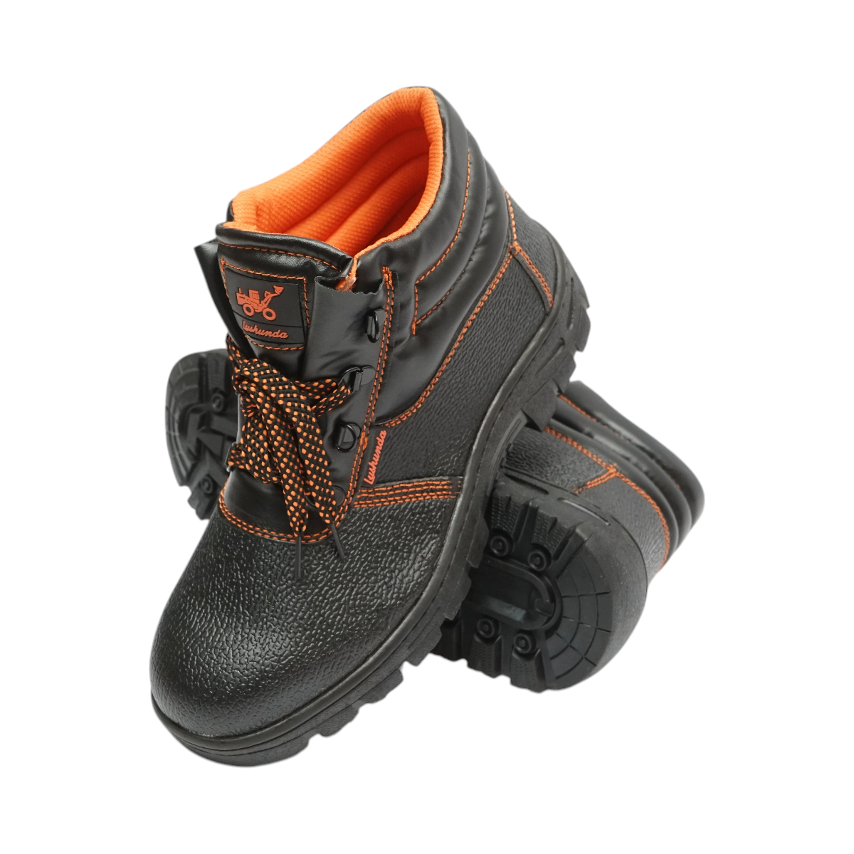 Bocanci de protectie cu bombeu si insertie talpa din otel, marimea 44