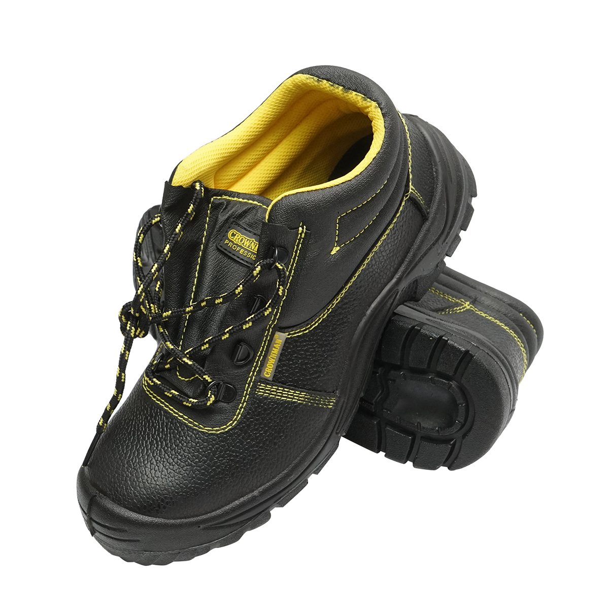 Bocanci de protectie cu bombeu si insertie talpa din otel, marimea 41 Crownman