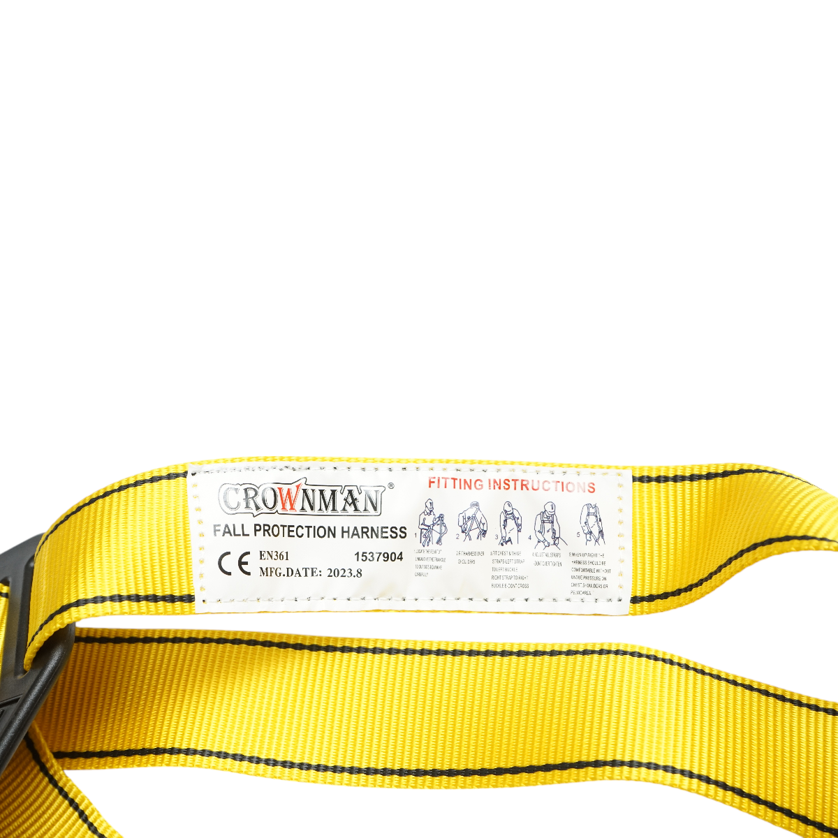 Centura siguranta tip ham reglabila in 3 puncte, latime centura 45mm, rezistenta max. 2000Kg Crownman - imagine 3