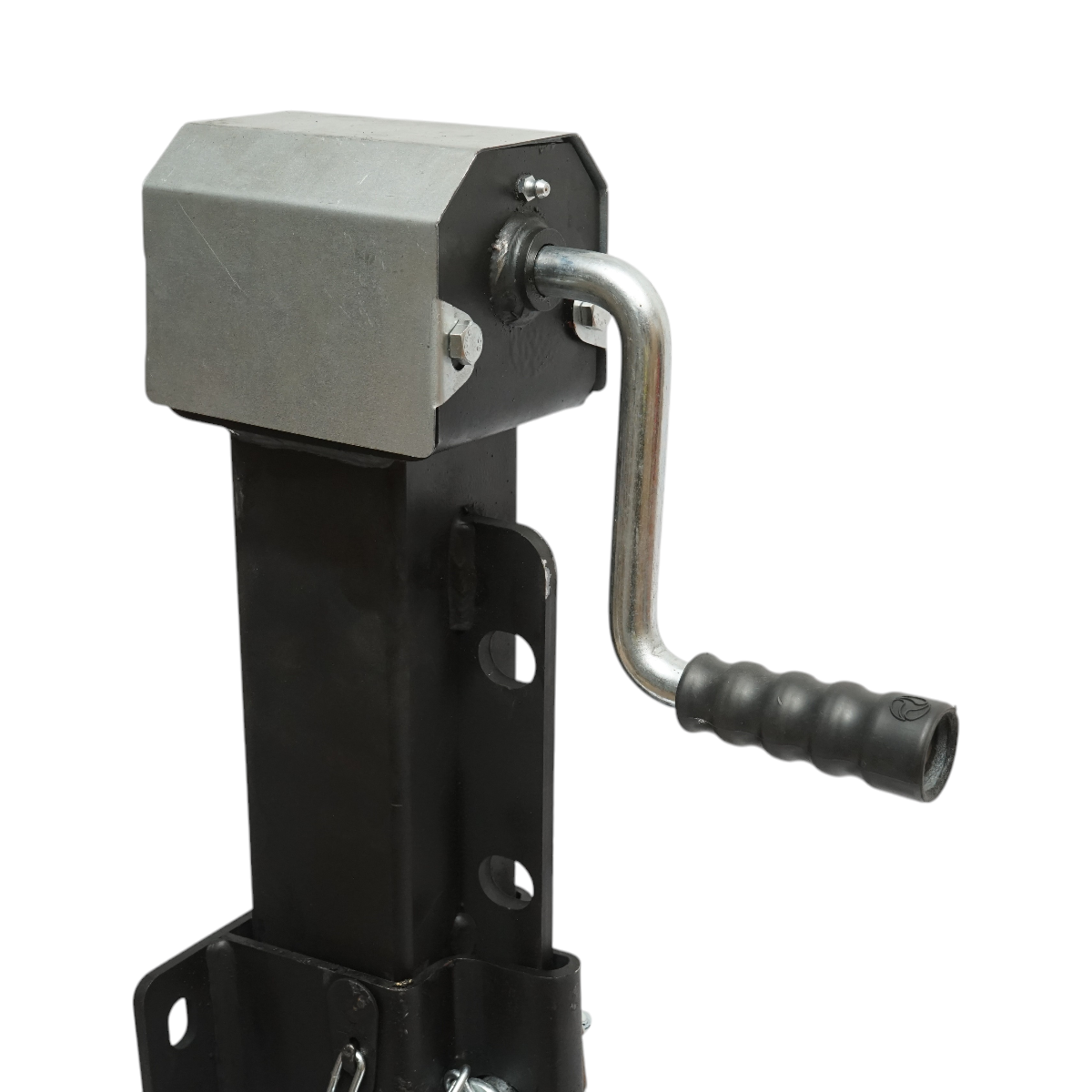 Picior de sprijin remorca reglabil cu manivela 65cm, fixare laterala, sarcina maxima 4000Kg - imagine 7