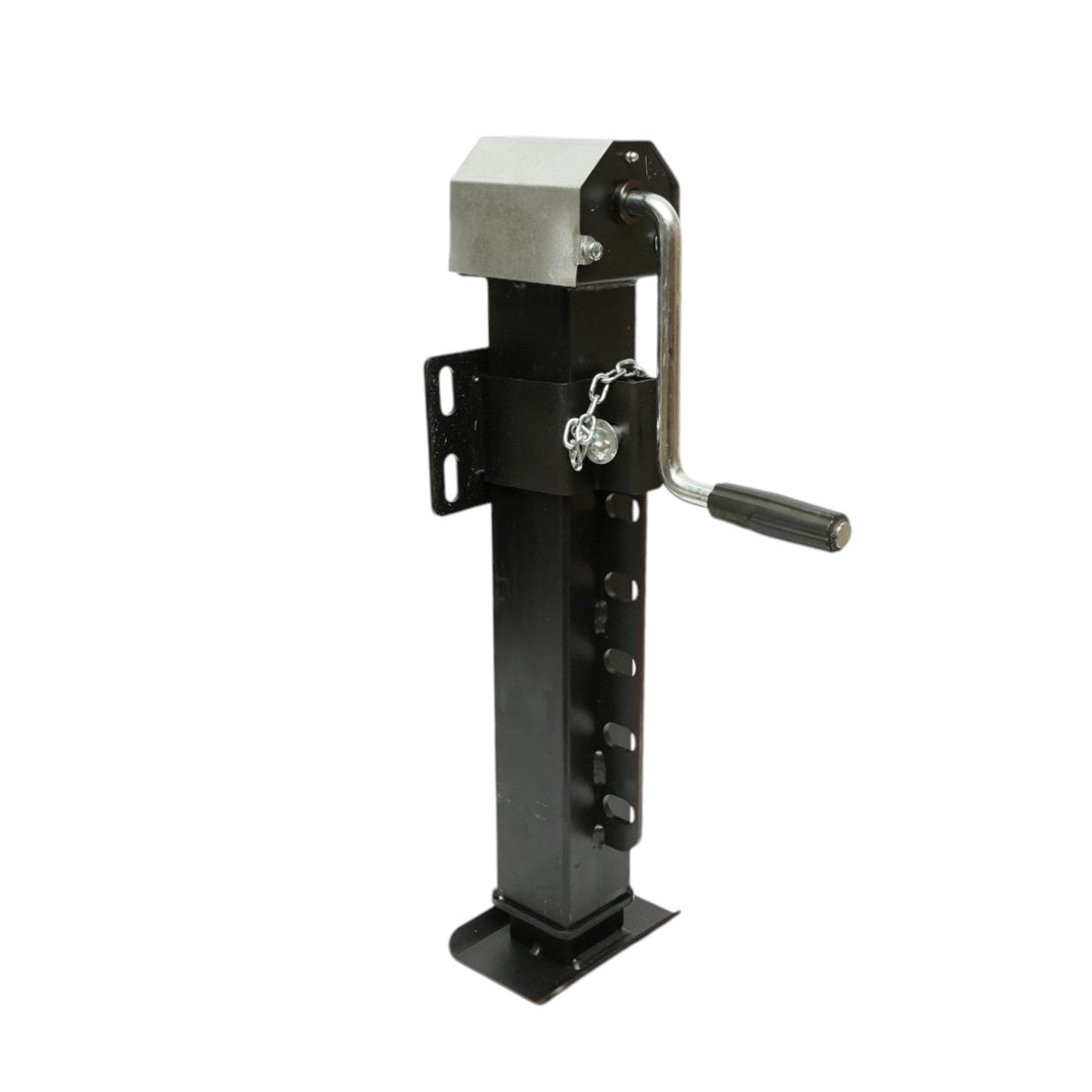 Picior de sprijin remorca reglabil cu manivela 65cm, fixare laterala, sarcina maxima 4000kg