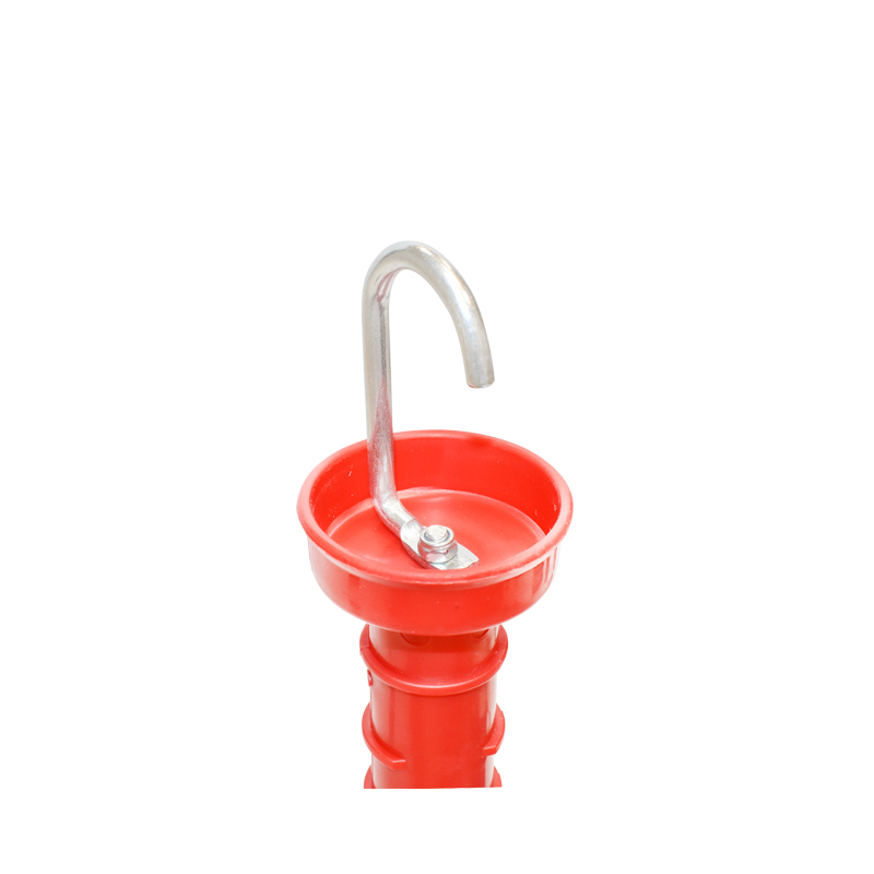 Maner poarta portocaliu cu carlig si arc mare gard electric Breckner Germany - imagine 2