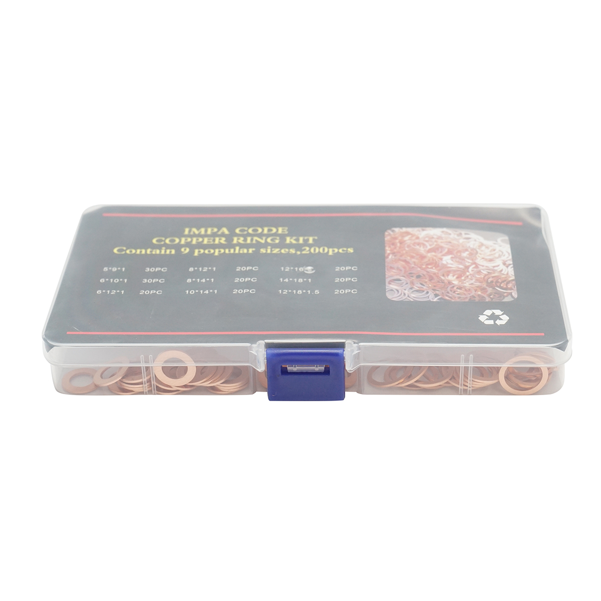 Trusa saibe cupru Ø 5-14mm 200 piese - imagine 4