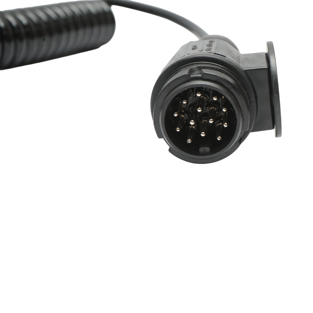 Cablu spiralat remorca 3.5m cu 2 fise tata 13 pini, 8 fire Breckner Germany - imagine 5