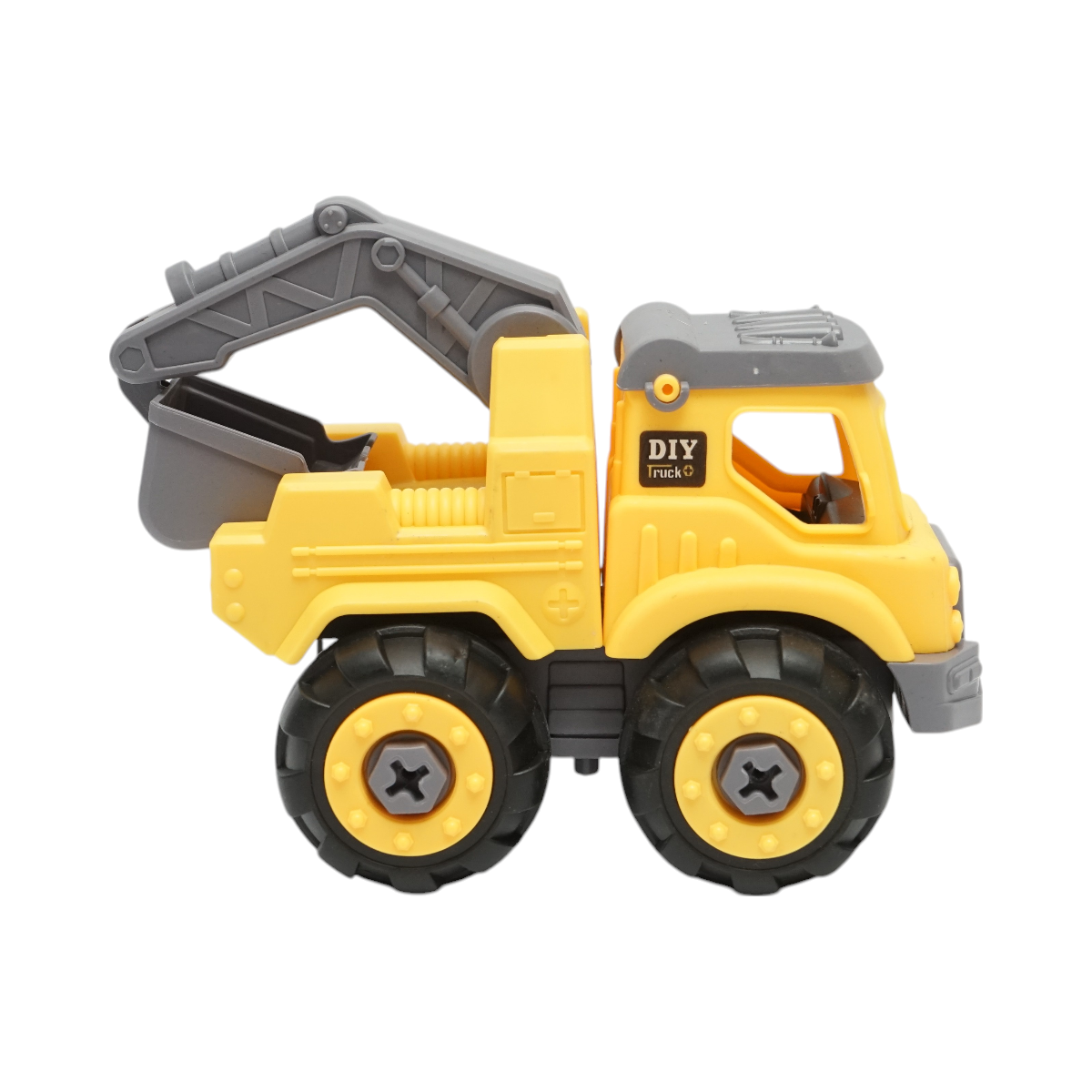 Camion cu brat excavator jucarie tip Montessori +3 ani - imagine 8