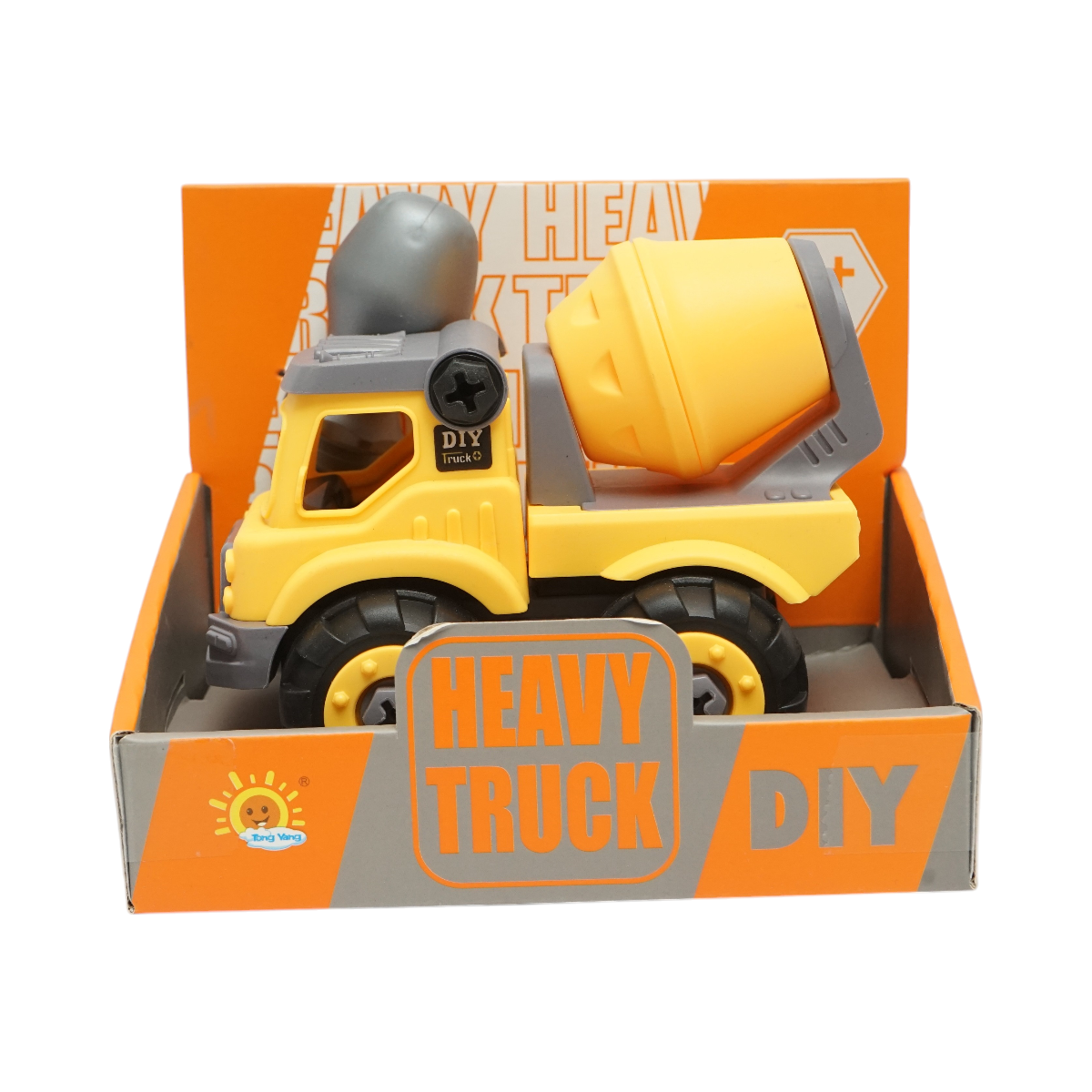 Camion betoniera jucarie tip Montessori +3 ani - imagine 2