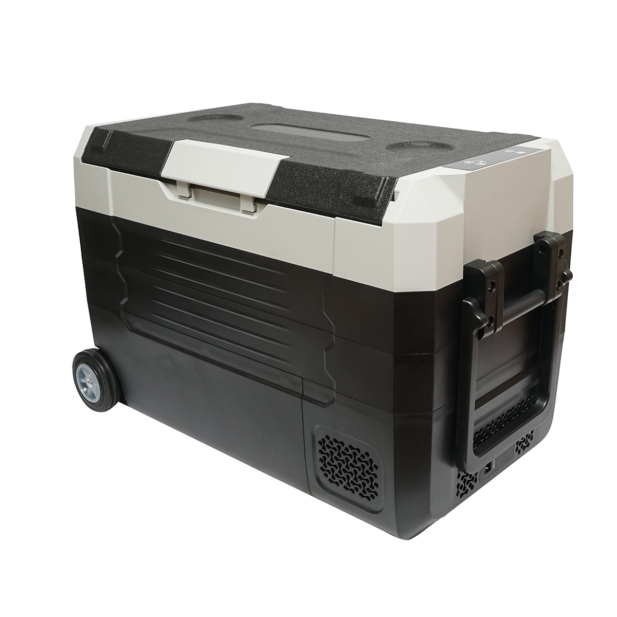 Frigider auto cu compresor 12-24-220V, 45W, capacitate 39.7L tip troler 726x390x443mm