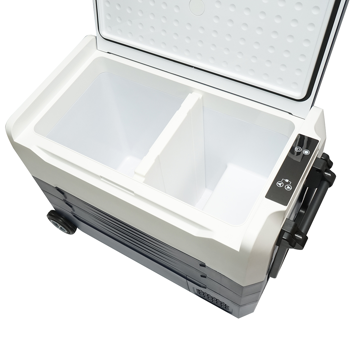 Frigider auto cu compresor 12-24-220V, 45W, capacitate 52L tip troler 726x390x513mm - imagine 10