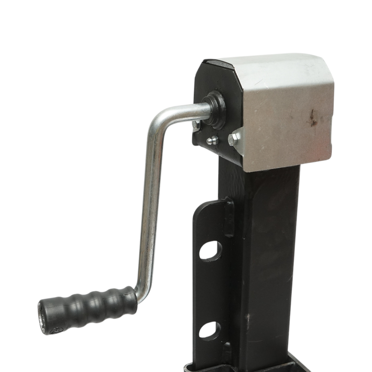 Picior de sprijin remorca reglabil cu manivela 64cm, fixare laterala, sarcina maxima 4000Kg - imagine 7