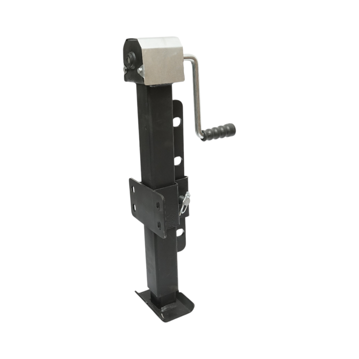 Picior de sprijin remorca reglabil cu manivela 64cm, fixare laterala, sarcina maxima 4000Kg - imagine 4