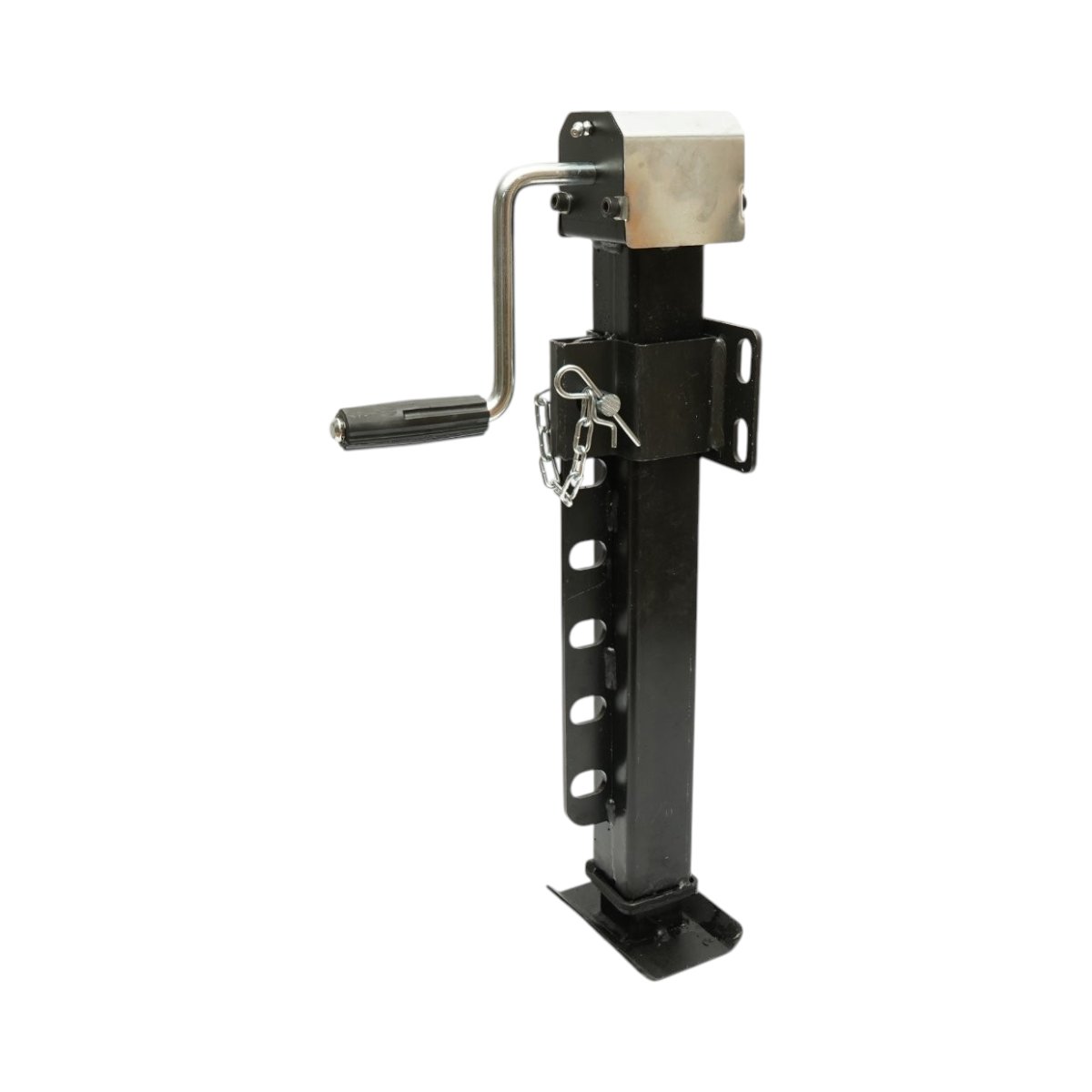 Picior de sprijin remorca reglabil cu manivela 64cm, fixare laterala, sarcina maxima 4000kg