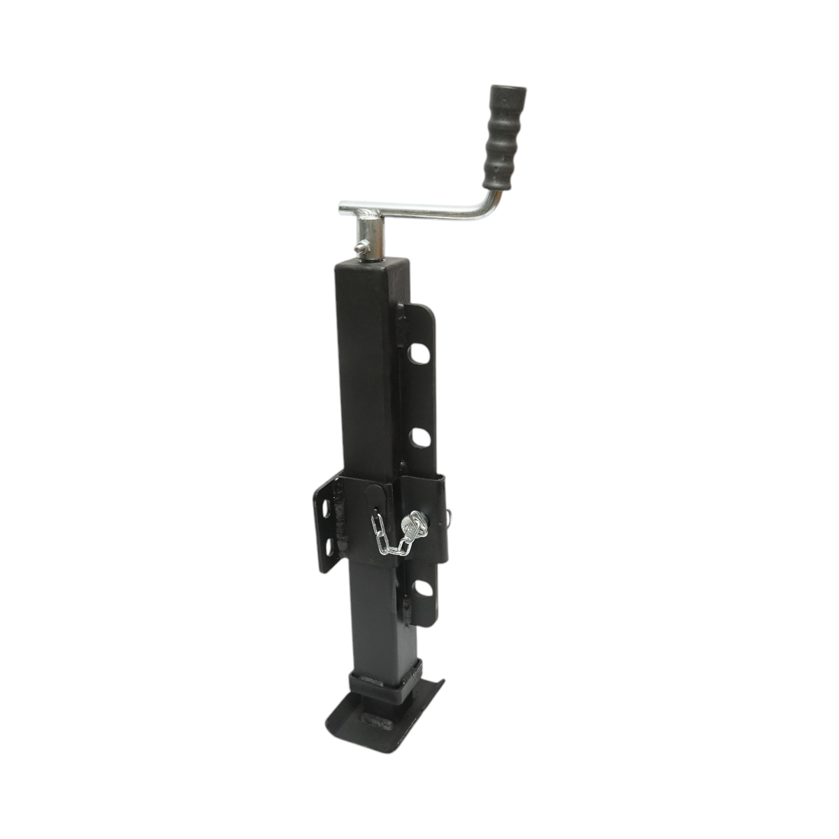 Picior de sprijin remorca reglabil cu manivela 58cm, fixare laterala, sarcina maxima 4000Kg