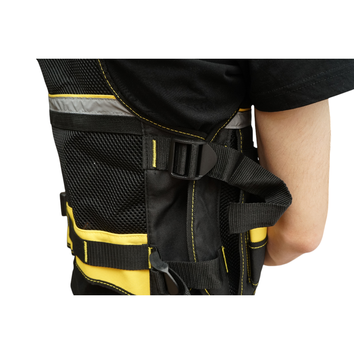 Vesta de lucru cu buzunare pentru scule, material textil Oxford Crownman - imagine 7