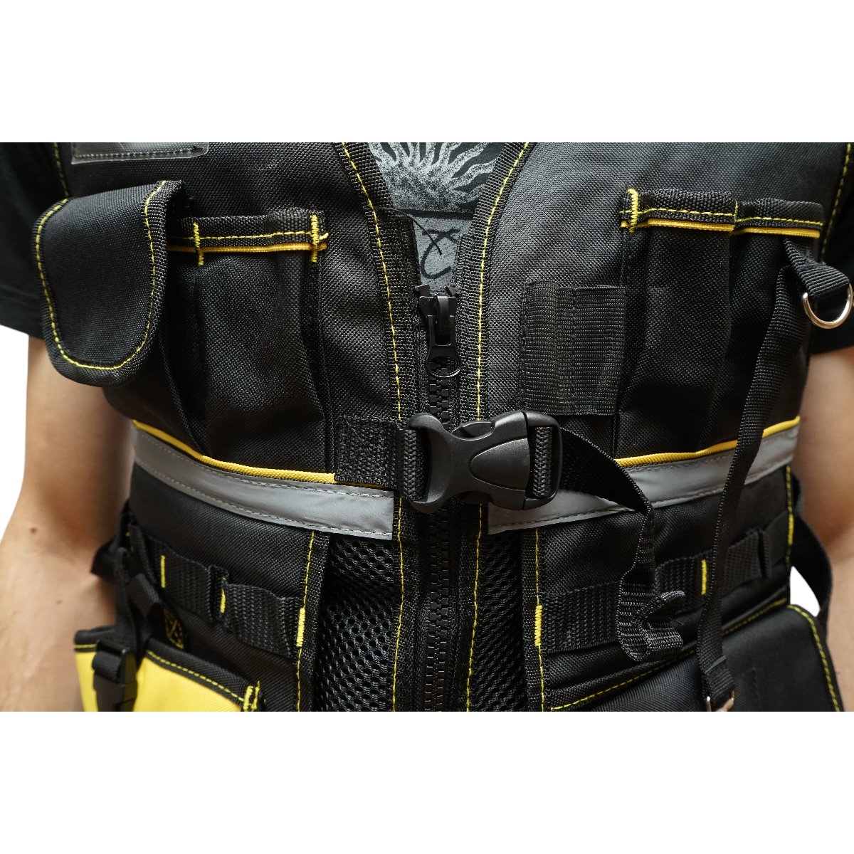 Vesta de lucru cu buzunare pentru scule, material textil Oxford Crownman - imagine 4