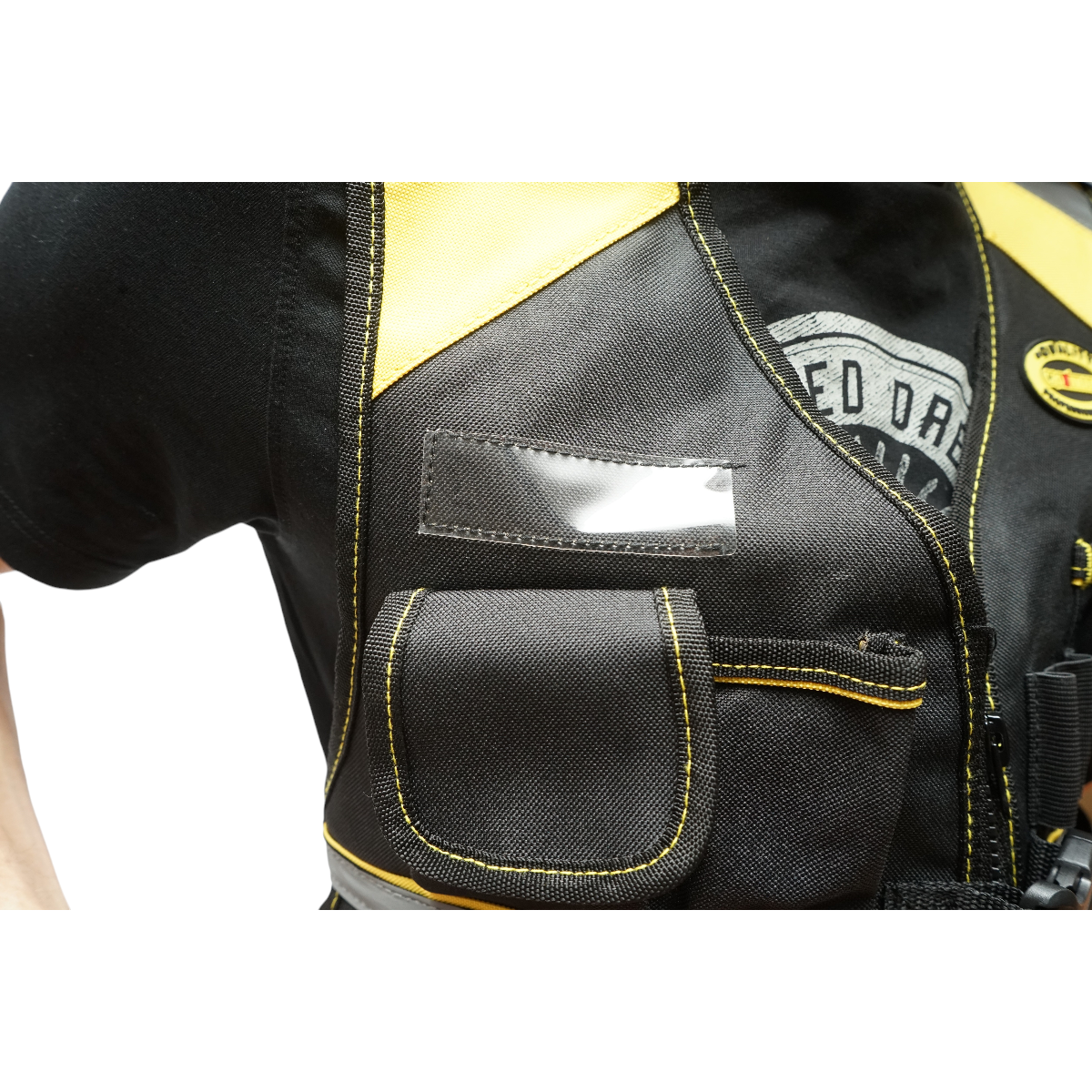 Vesta de lucru cu buzunare pentru scule, material textil Oxford Crownman - imagine 6