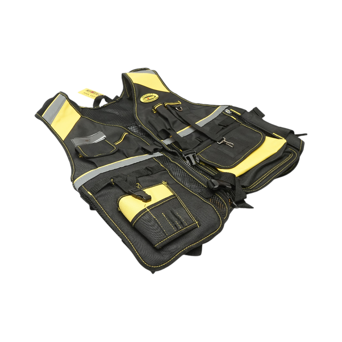 Vesta de lucru cu buzunare pentru scule, material textil Oxford Crownman - imagine 2