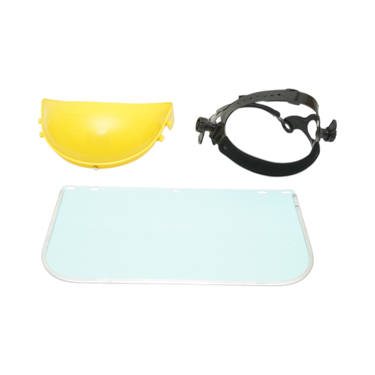 Masca de protectie cu viziera PC cu fixare pe cap reglabila Crownman - imagine 2