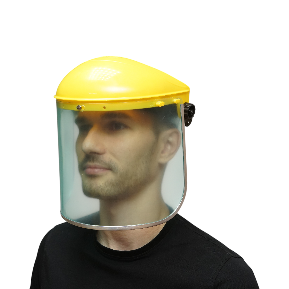 Masca de protectie cu viziera PC cu fixare pe cap reglabila Crownman - imagine 6