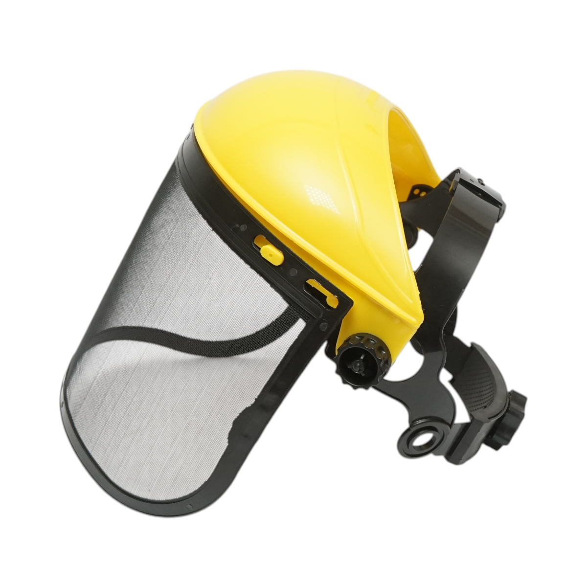 Masca de protectie cu viziera din plasa metalica cu fixare pe cap reglabila Crownman - imagine 4