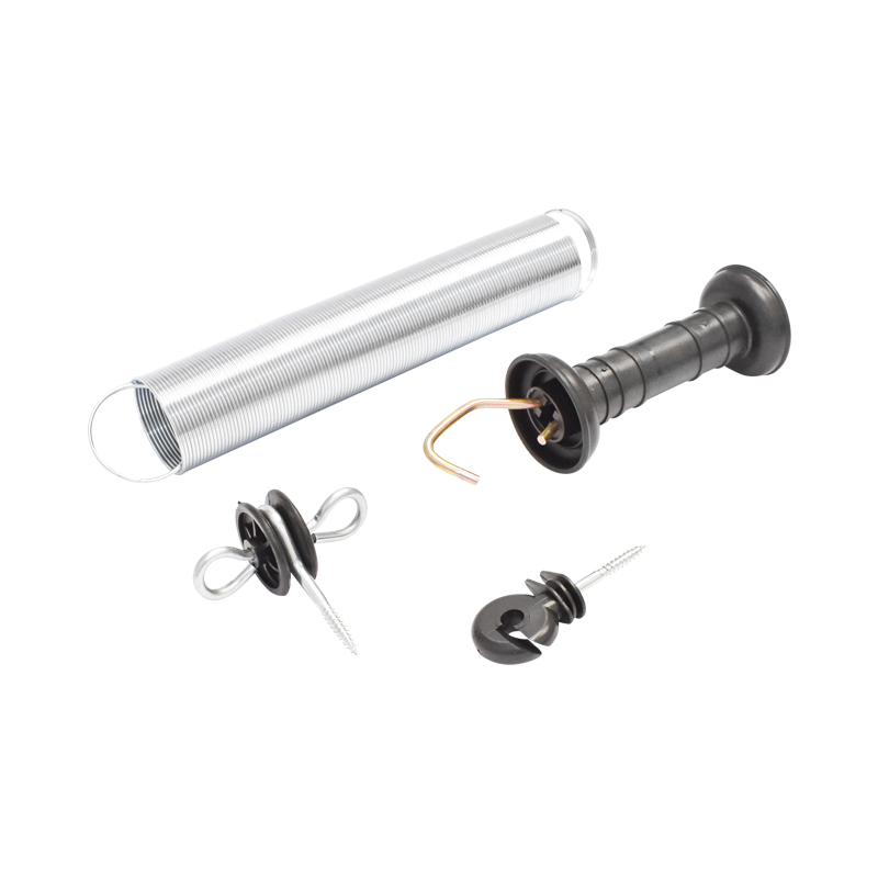 Set maner poarta cu arc si izolatori gard electric Breckner Germany - imagine 3