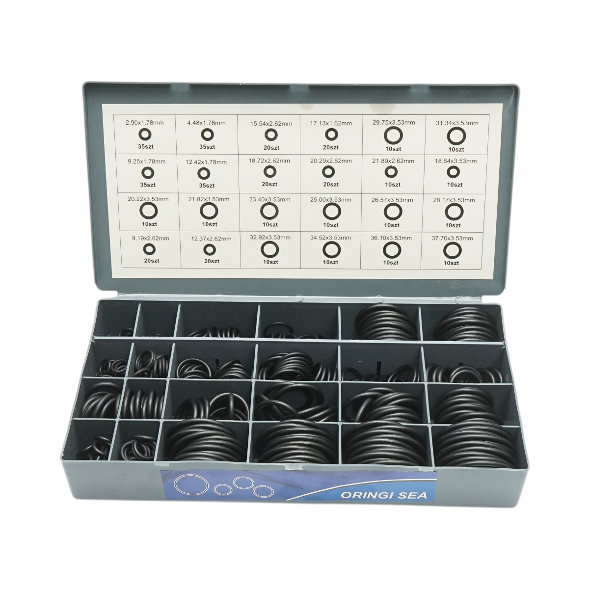 Trusa O-ring inch, metric HNBR 900 piese - imagine 5