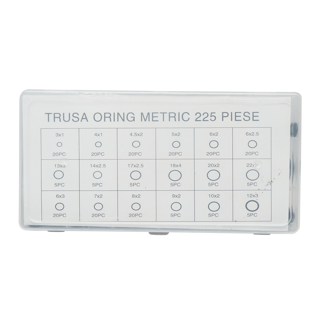 Trusa O-ring metric 225 piese - imagine 3