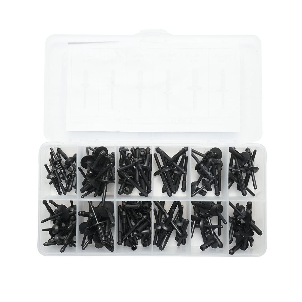 Trusa popnituri plastic auto universale 115 piese - imagine 2