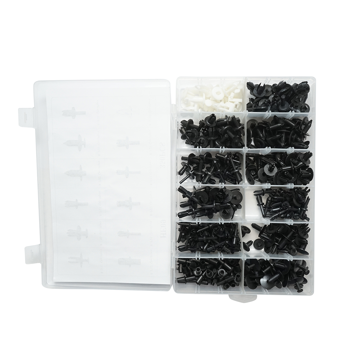 Trusa clipsuri plastic auto universale 350 piese - imagine 2