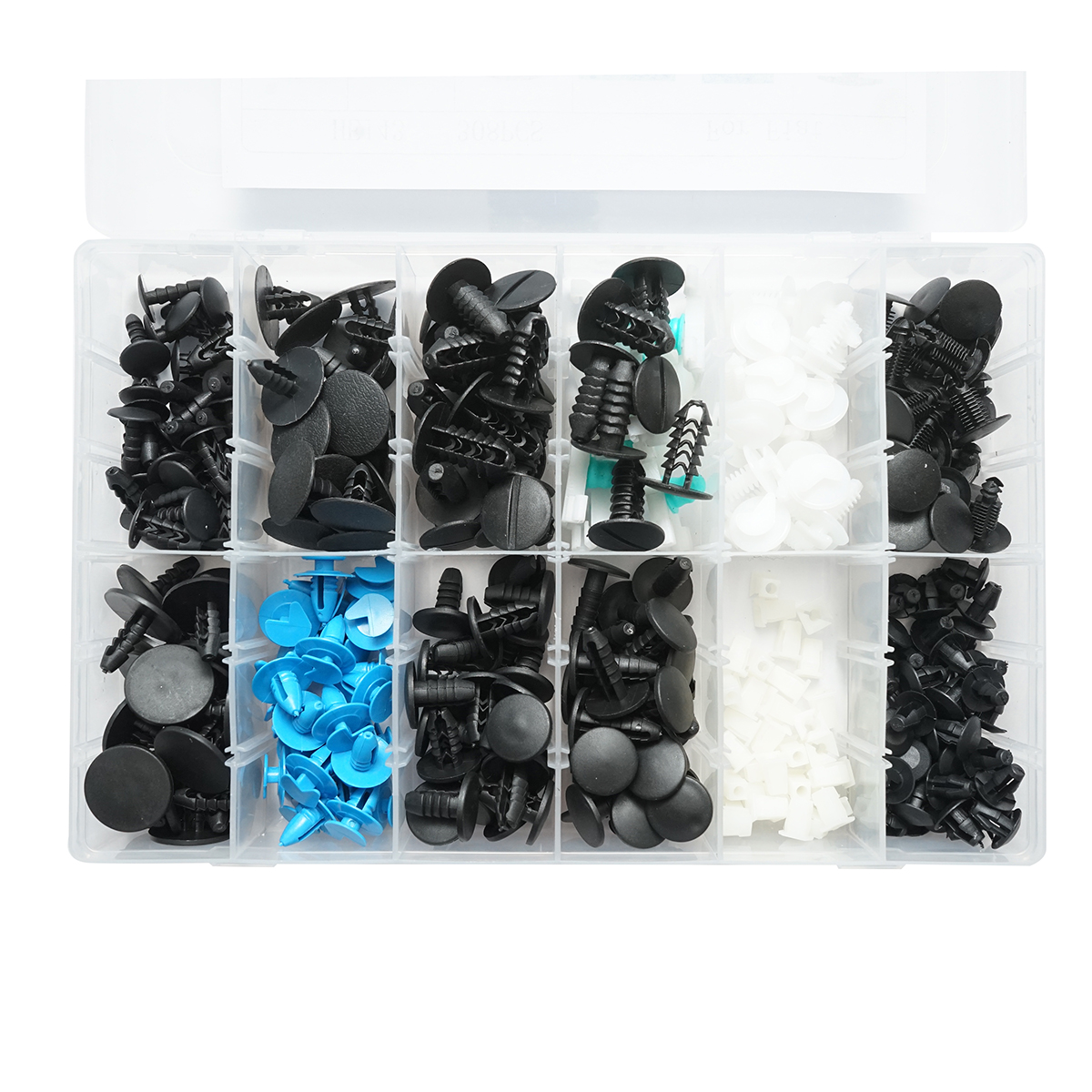 Trusa clipsuri plastic auto Fiat 308 piese - imagine 4