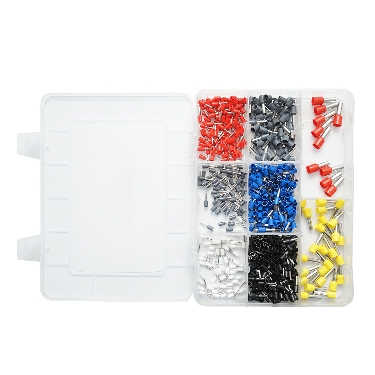 Trusa pini terminali electrici izolati 0.5-10mm² 685 piese - imagine 2
