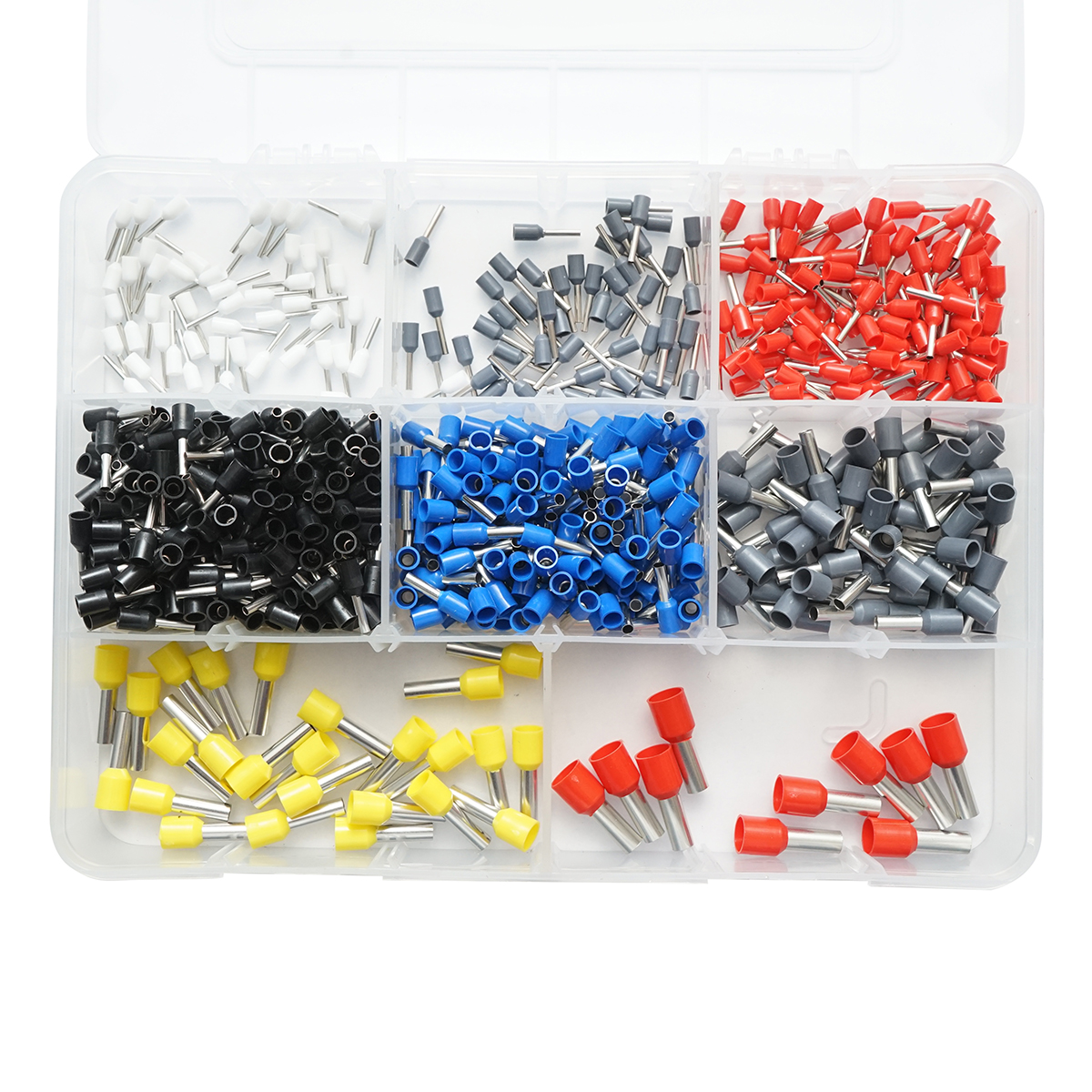 Trusa pini terminali electrici izolati 0.5-10mm² 685 piese - imagine 4