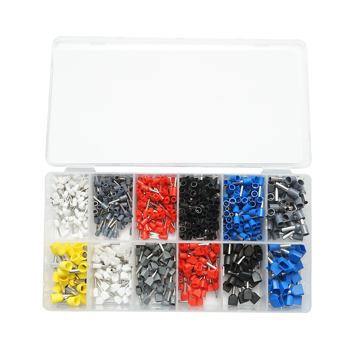 Trusa pini terminali electrici izolati 0.5-6mm² 775 piese - imagine 2