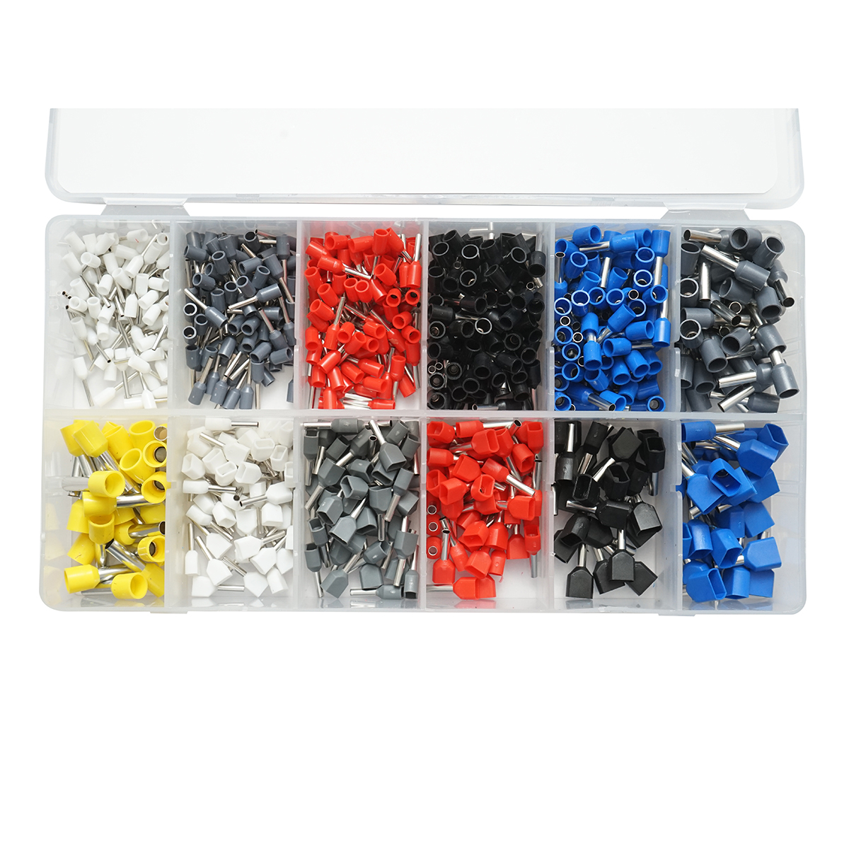 Trusa pini terminali electrici izolati 0.5-6mm² 775 piese - imagine 4