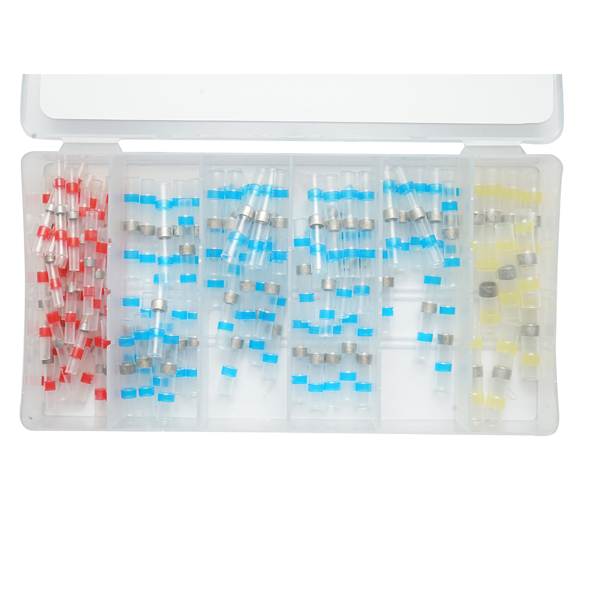 Trusa 100 conectori termocontractabili cu inel de cositor 0.5-6mm2 - imagine 4