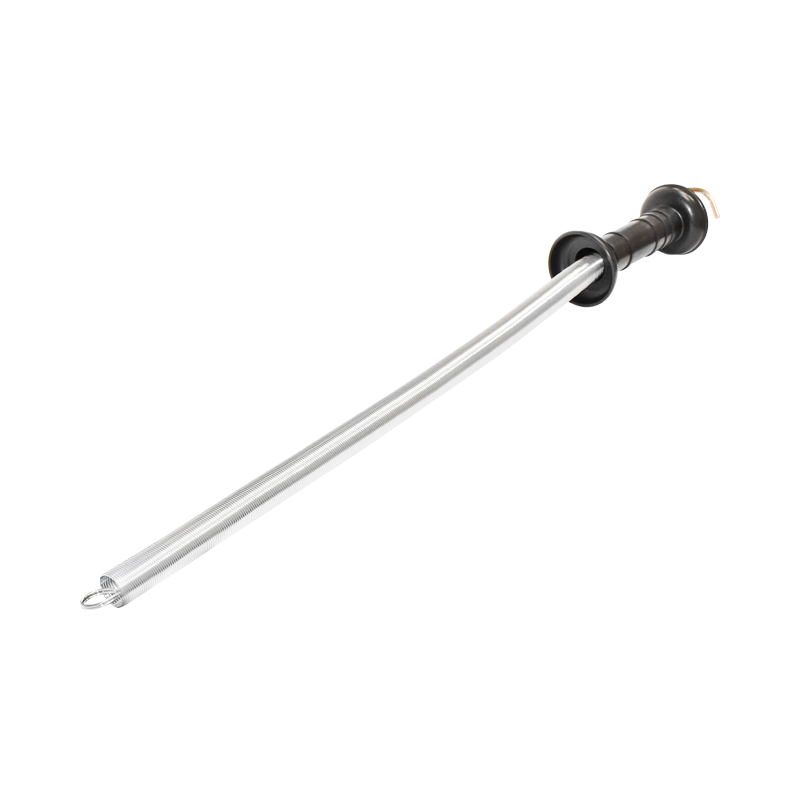 Maner poarta negru cu carlig si arc 3m gard electric Breckner Germany