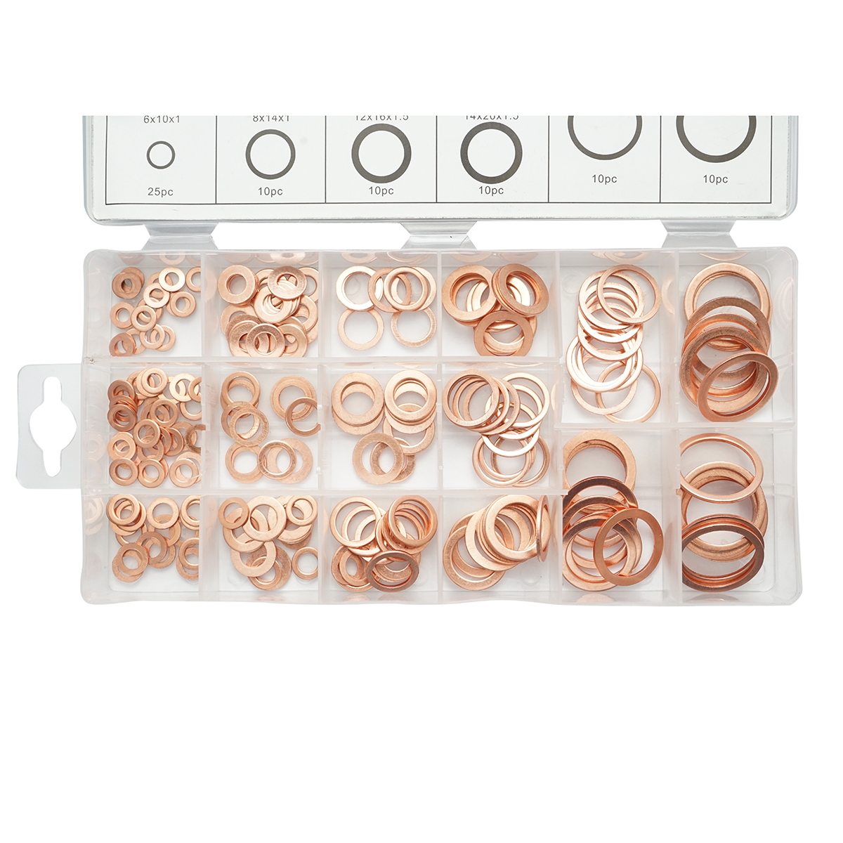 Trusa saibe cupru 4-22mm 220 piese - imagine 5