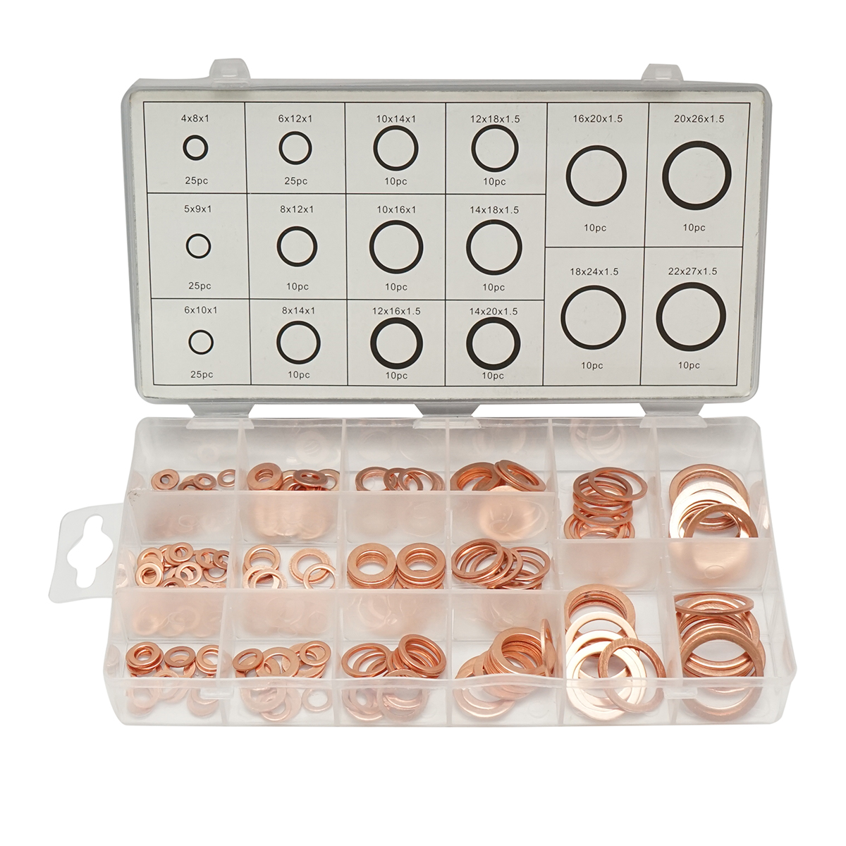Trusa saibe cupru 4-22mm 220 piese