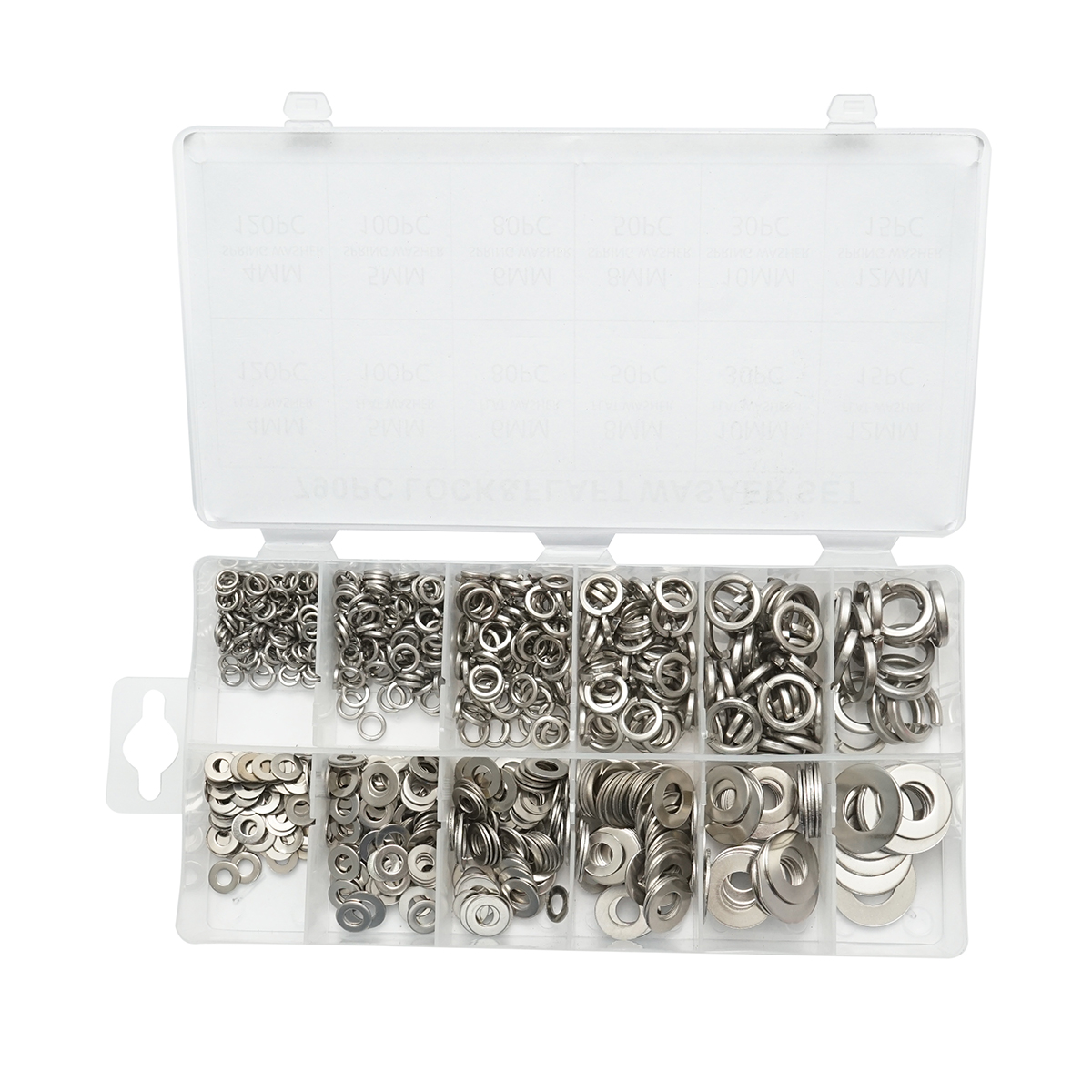 Trusa saibe plate si grover 4-12mm 790 piese - imagine 2