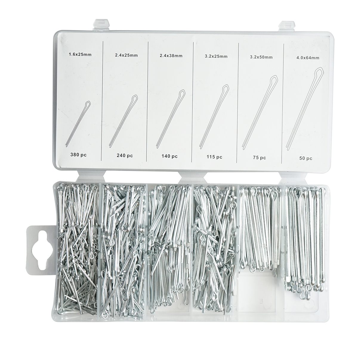 Trusa splinturi 1.6-4mm 1000 piese - imagine 2