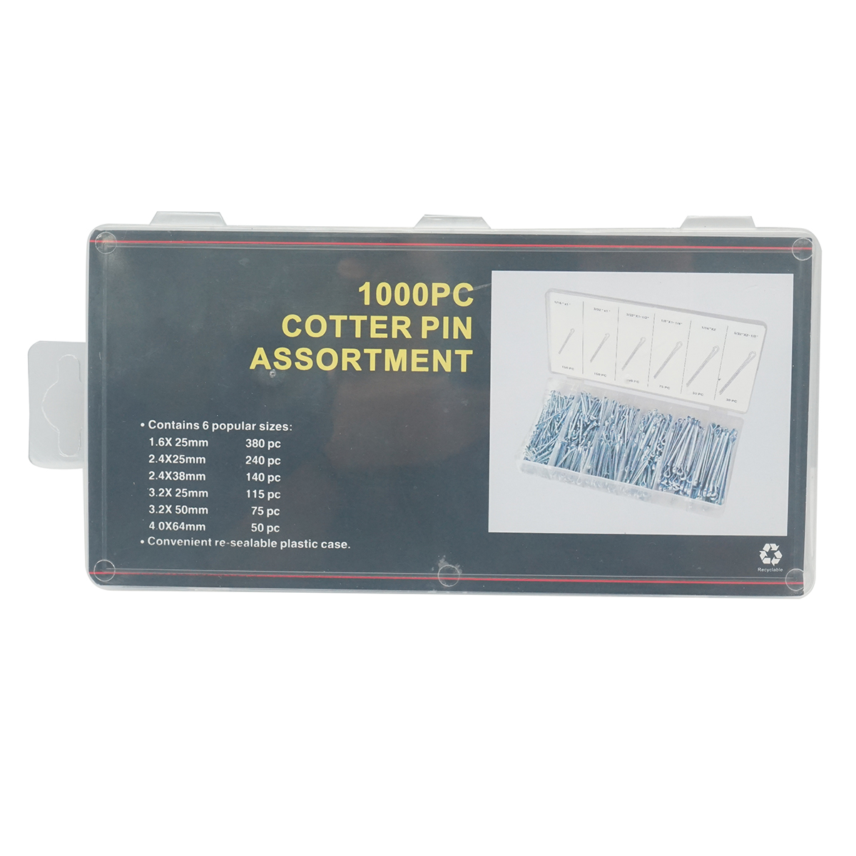 Trusa splinturi 1.6-4mm 1000 piese - imagine 3