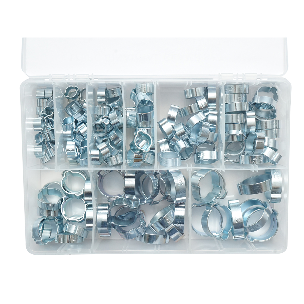 Trusa coliere metalice cu urechi 5-27mm 175 piese - imagine 4