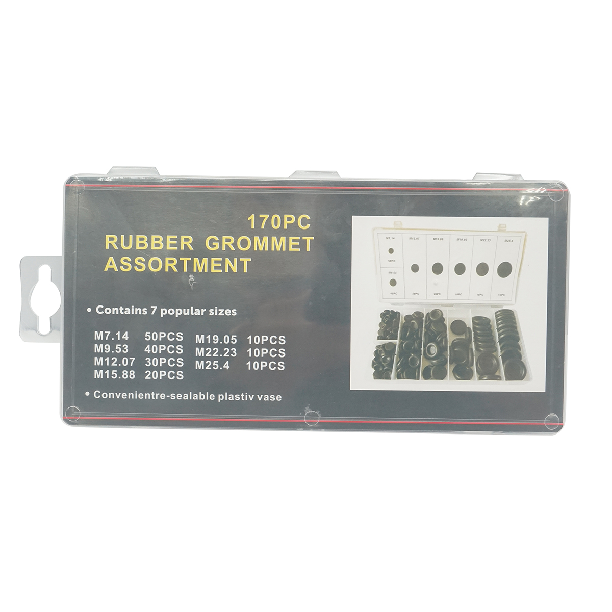 Trusa dopuri cauciuc caroserie M7-M25 170 piese - imagine 3