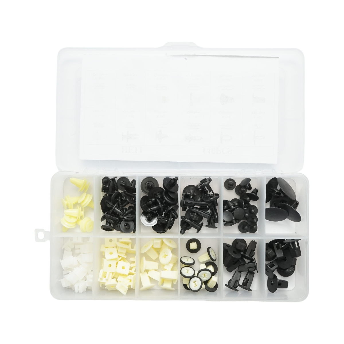 Trusa clipsuri plastic auto Toyota 146 piese - imagine 2