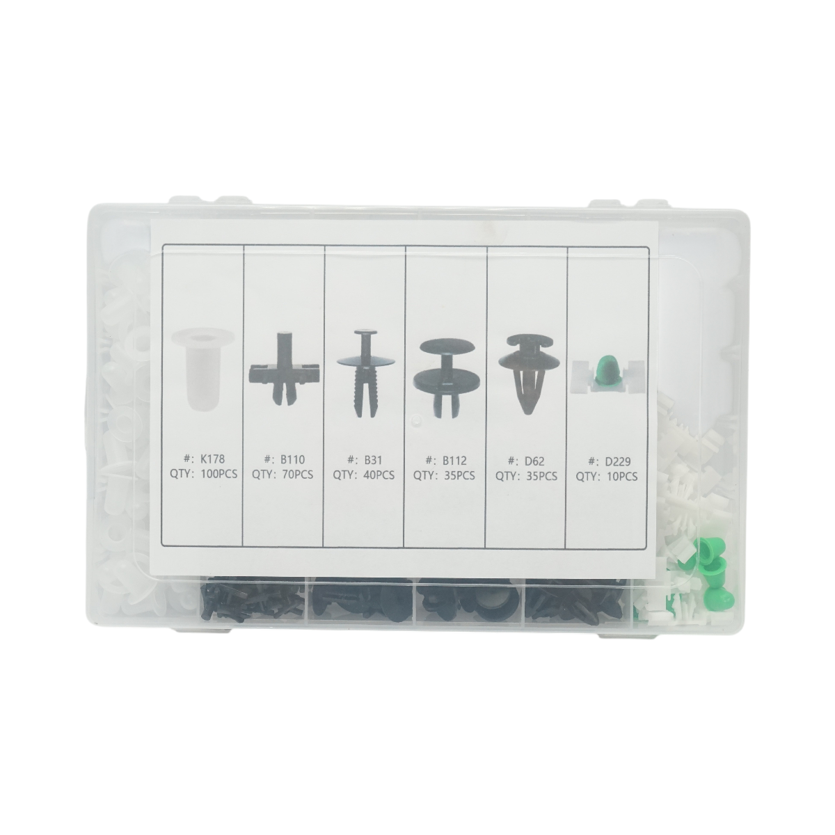 Trusa clipsuri plastic auto BMW 290 piese - imagine 3