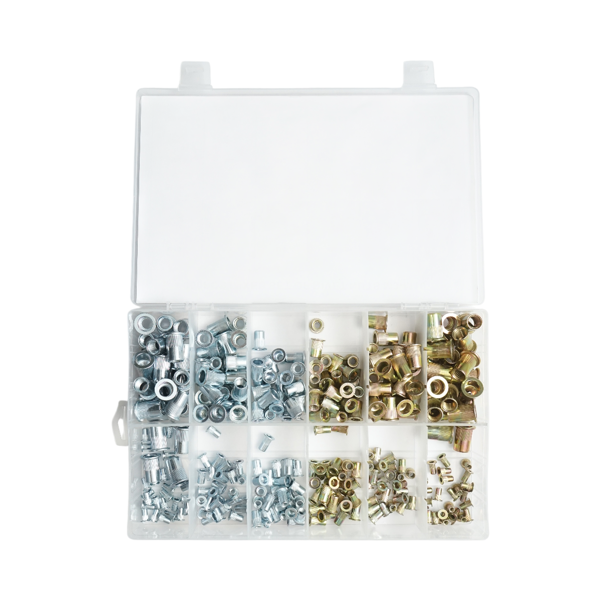 Trusa piulite nit cu guler M3-M10 300 piese - imagine 2