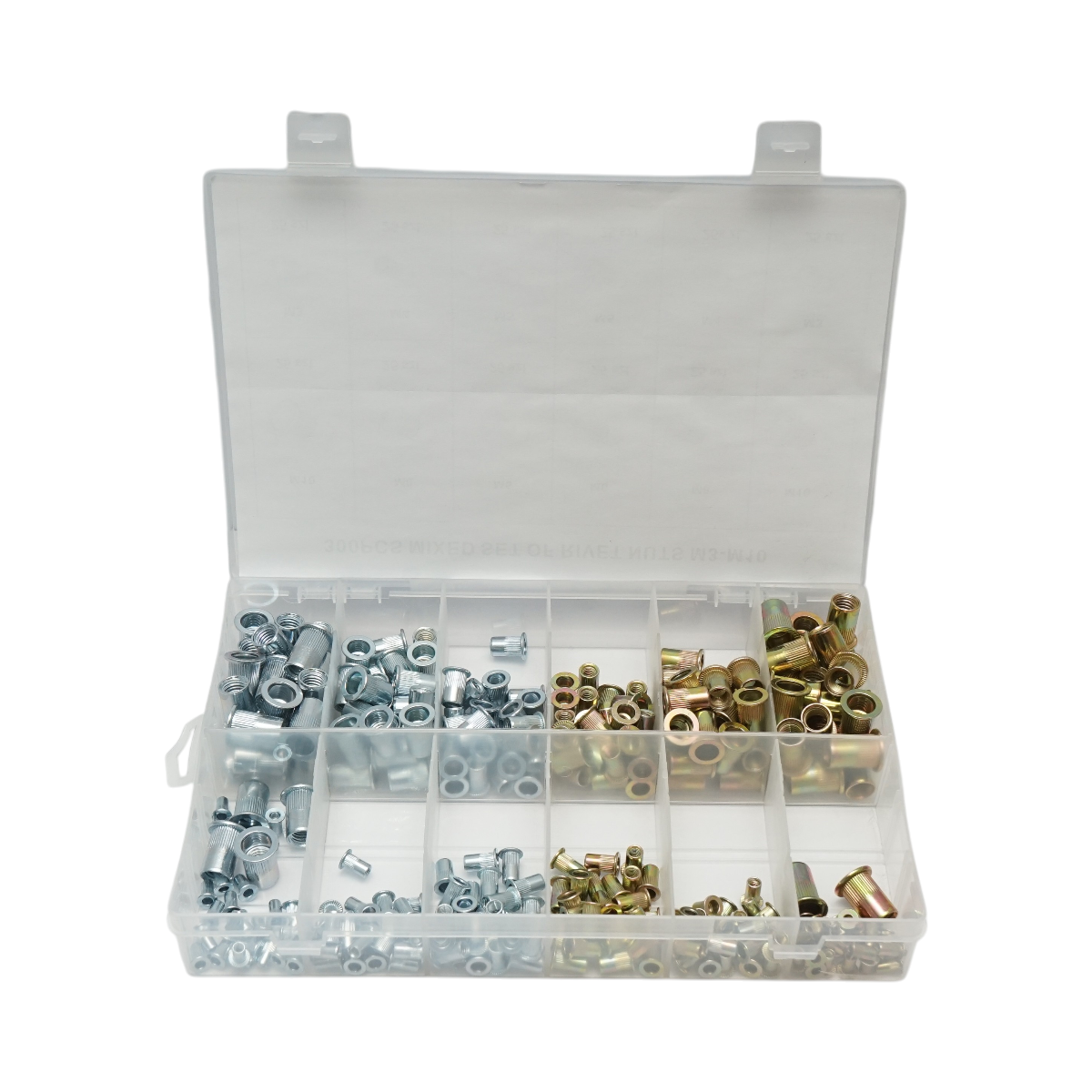 Trusa piulite nit cu guler M3-M10 300 piese