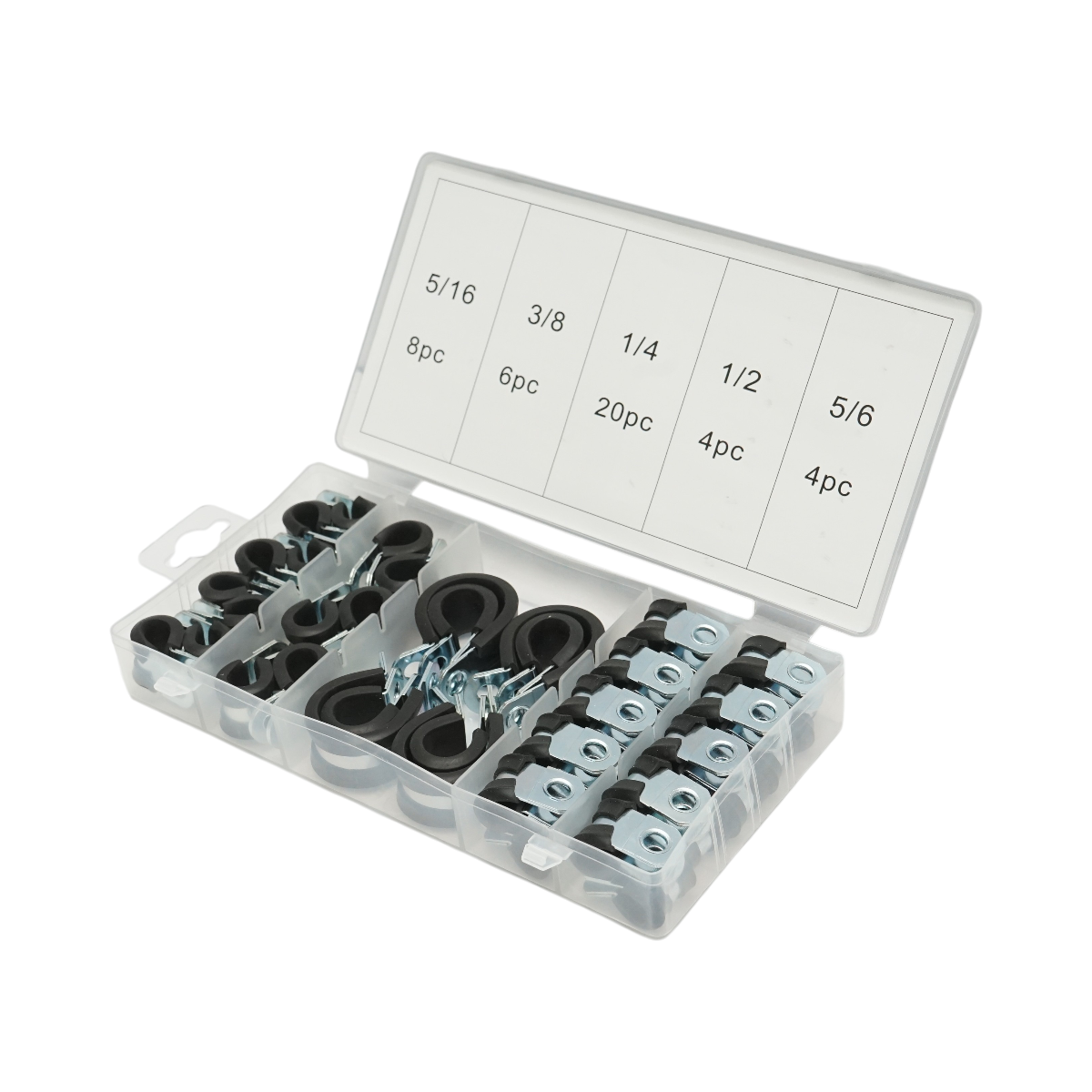 Trusa coliere metalice cu garnitura de cauciuc 42 piese - imagine 4