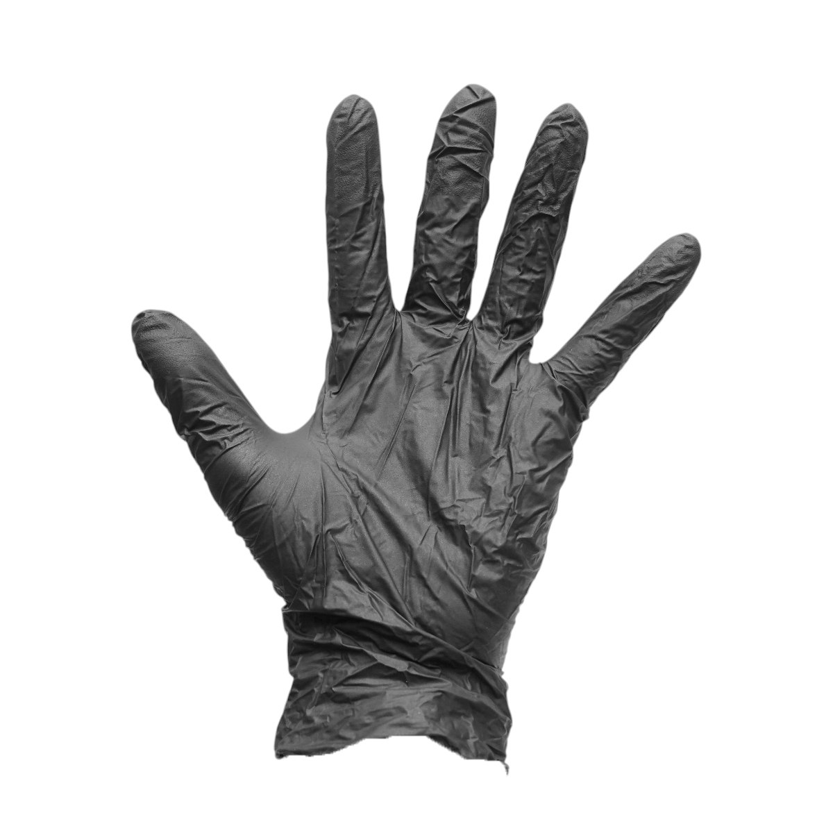 Manusi din nitril negre nepudrate cu textura aderenta pe degete, marimea S 100 buc/cutie - imagine 4