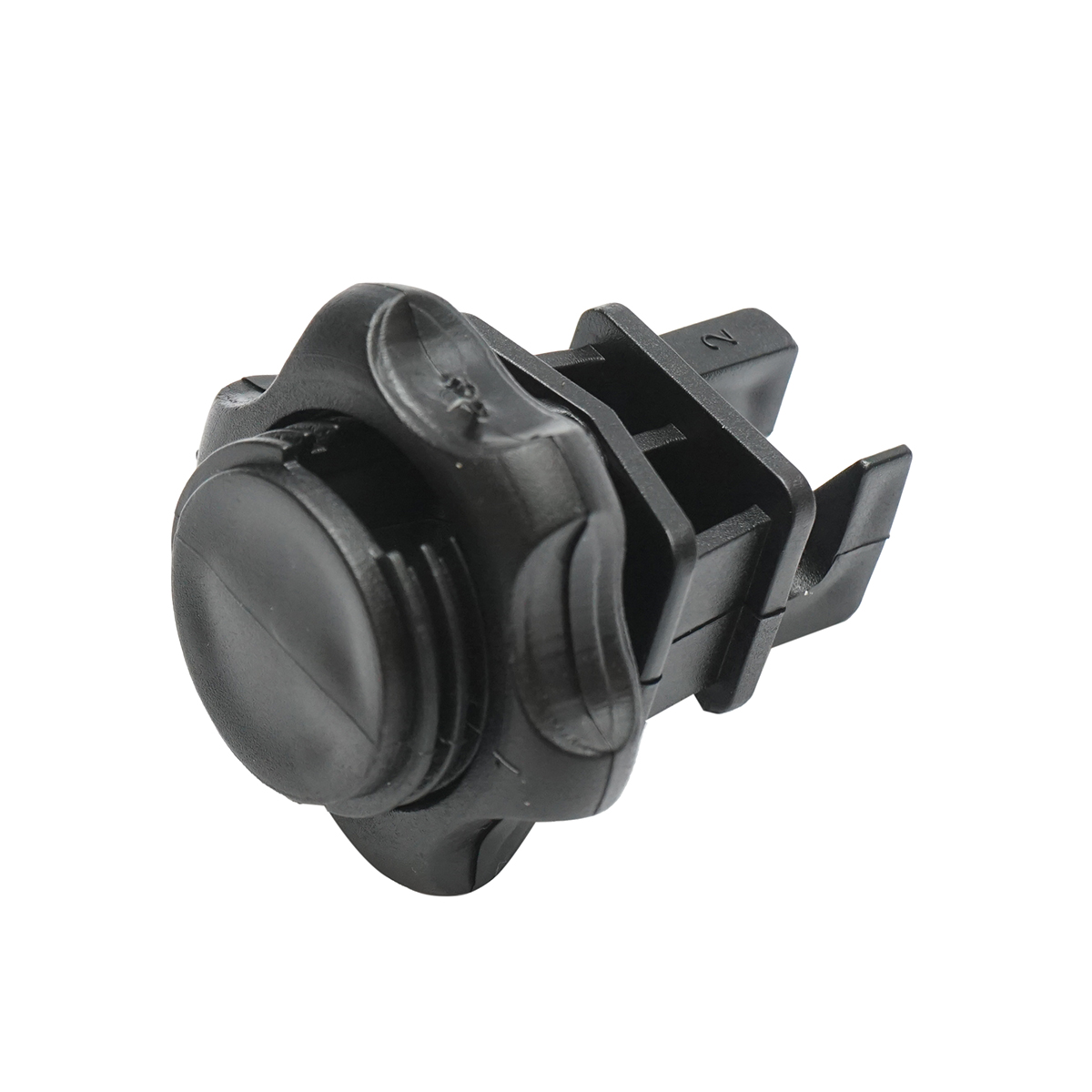 Izolator prindere cu filet negru pentru stalp metalic gard electric Breckner Germany - imagine 4